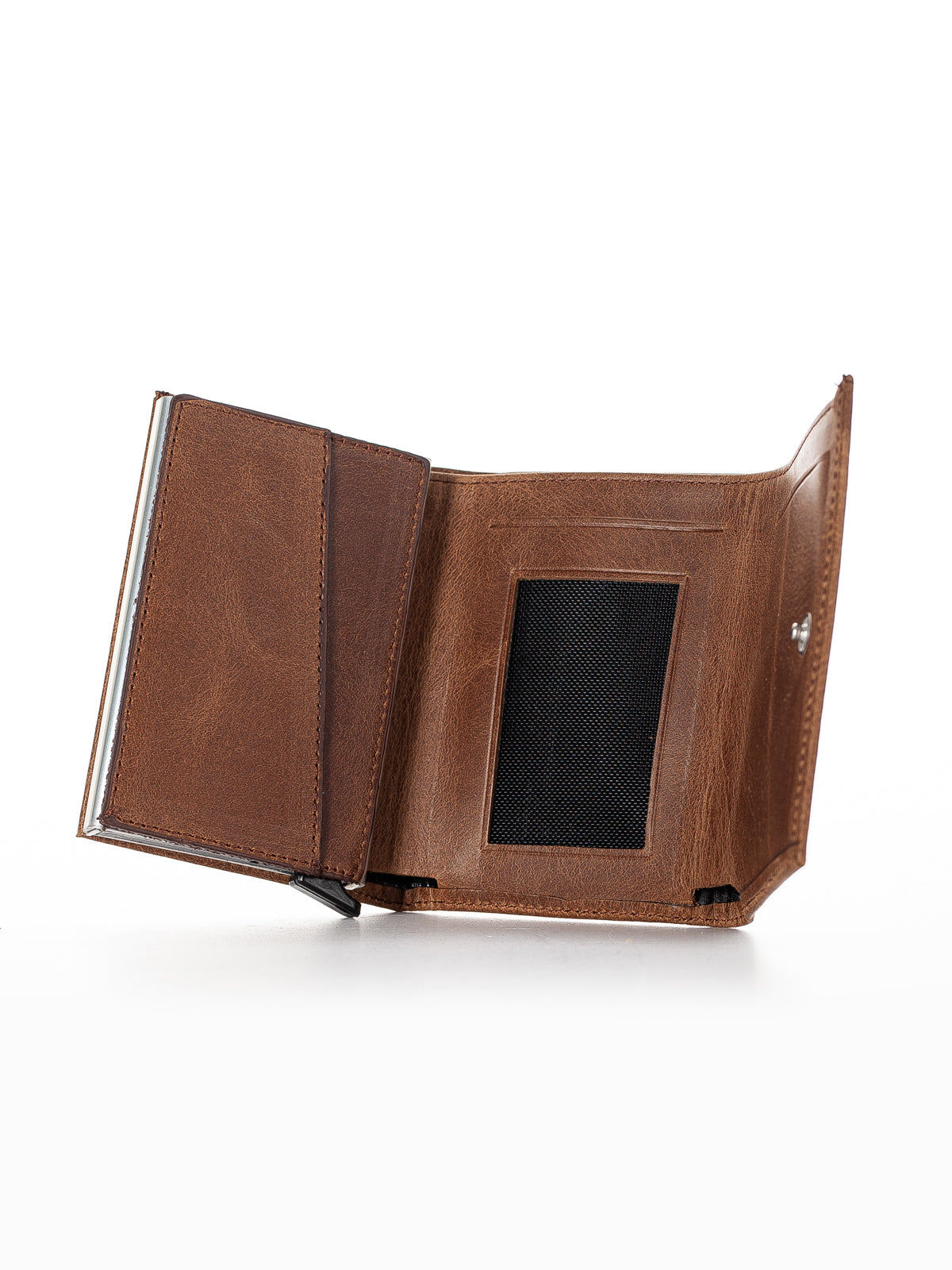 Niki Leather Legend Crazy Deri Akıllı Mekanizmalı Cüzdan