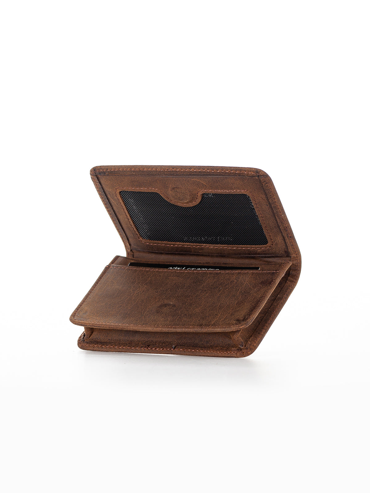 Niki Leather Nerina Crazy Deri Unisex Kartlık Cüzdan