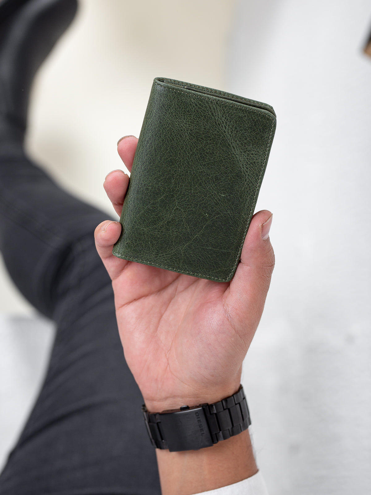 Niki Leather Nerina Crazy Deri Unisex Kartlık Cüzdan