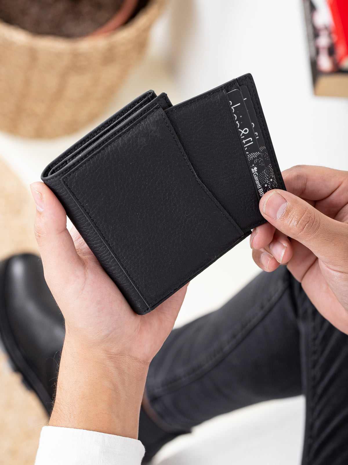 Pedro Vintage Deri Unisex Cüzdan Kartlık