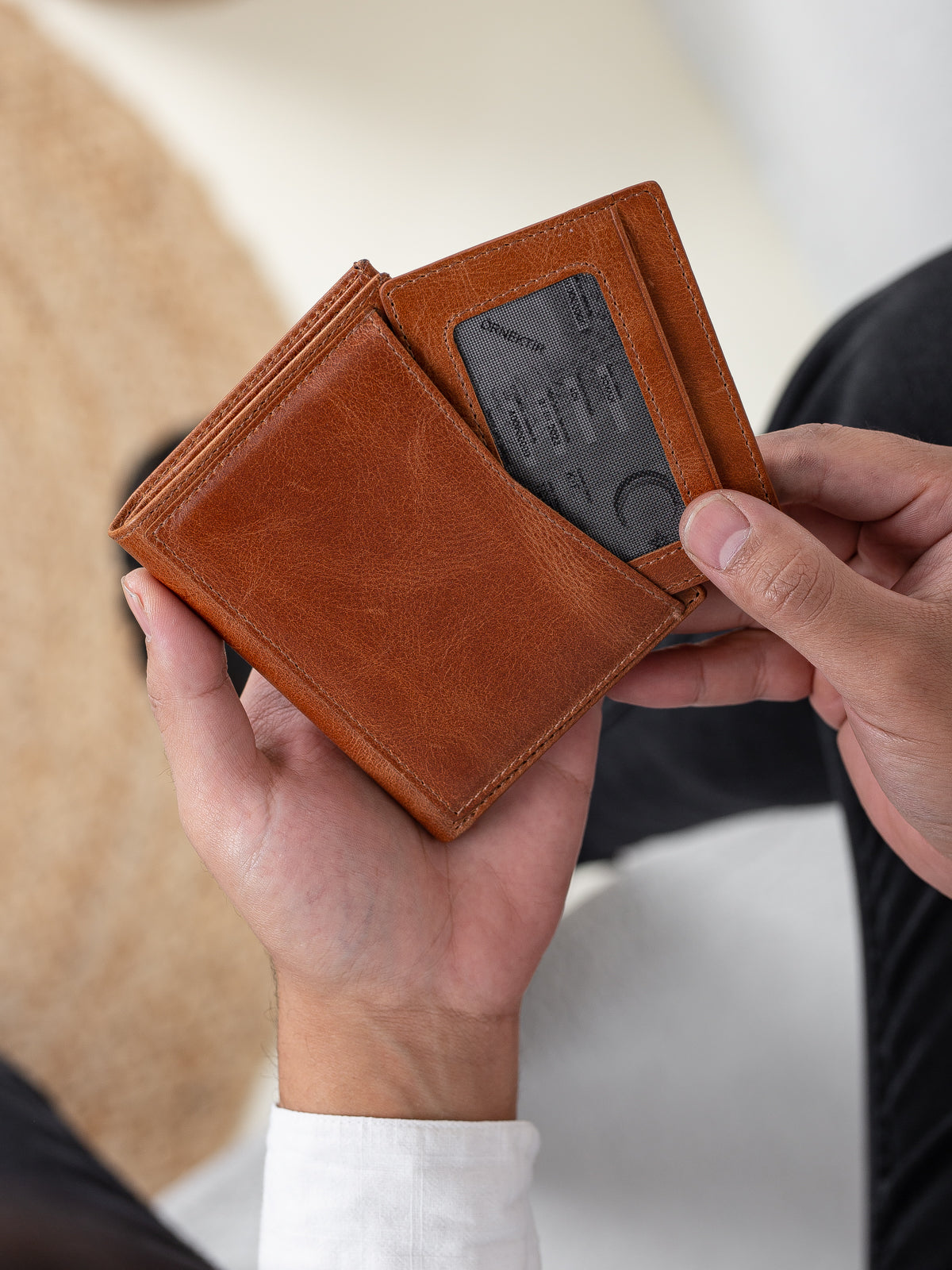 Pedro Vintage Deri Unisex Cüzdan Kartlık