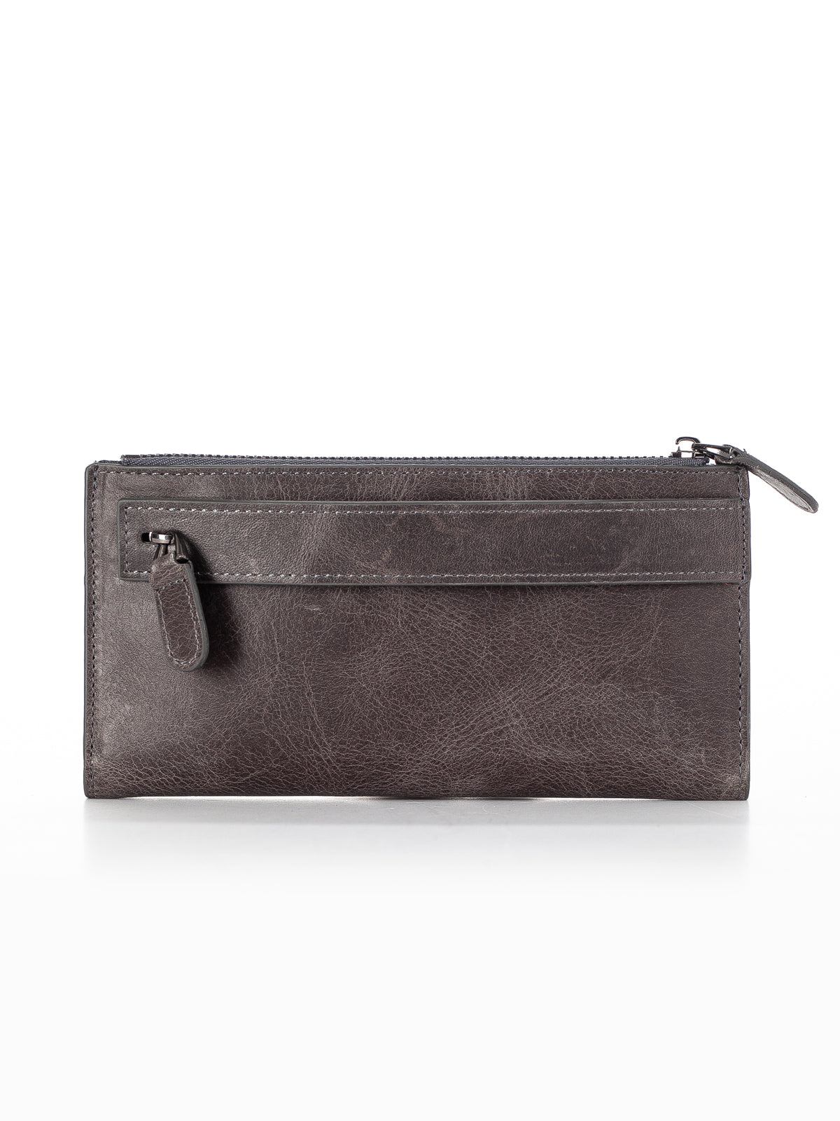 Niki Leather Rossi Vintage Deri Fermuarlı Unisex Kartlık Portföy