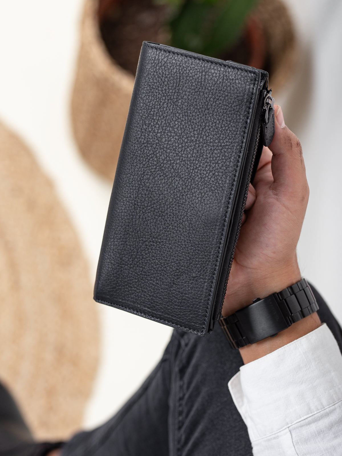 Niki Leather Rossi Vintage Deri Fermuarlı Unisex Kartlık Portföy