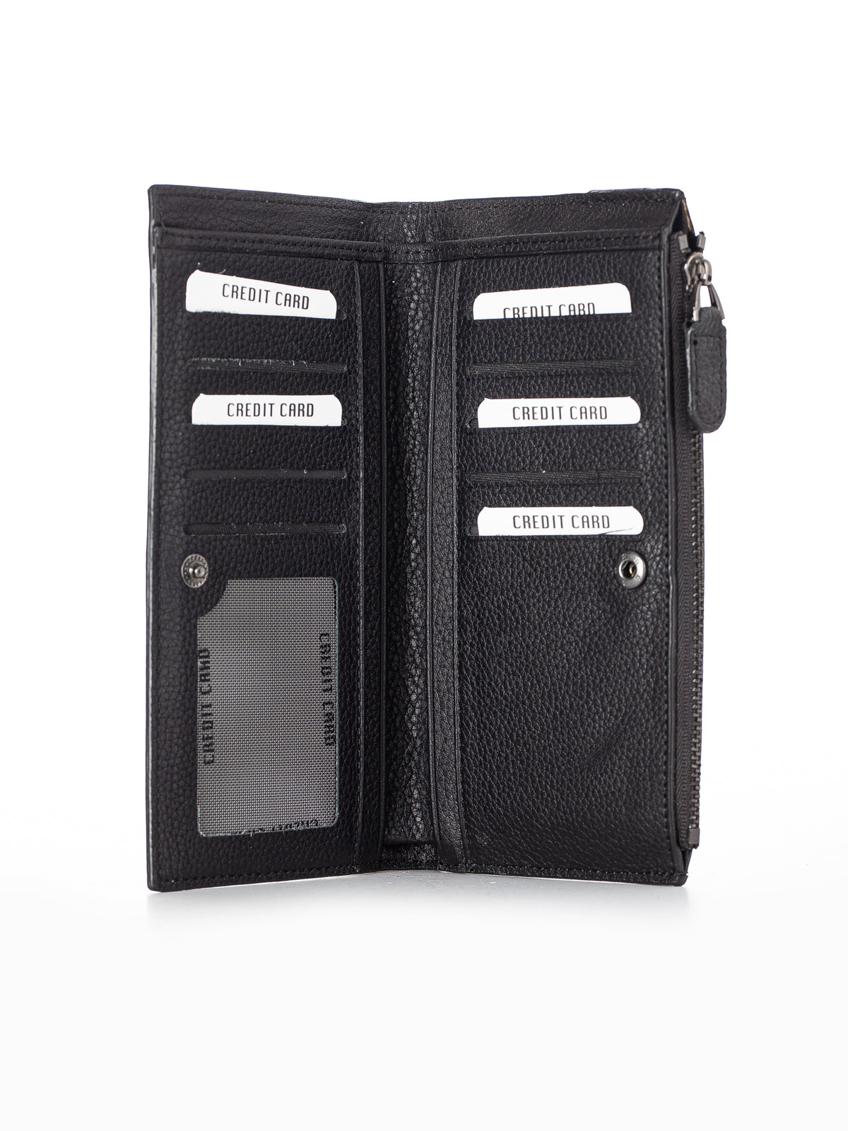 Niki Leather Rossi Vintage Deri Fermuarlı Unisex Kartlık Portföy