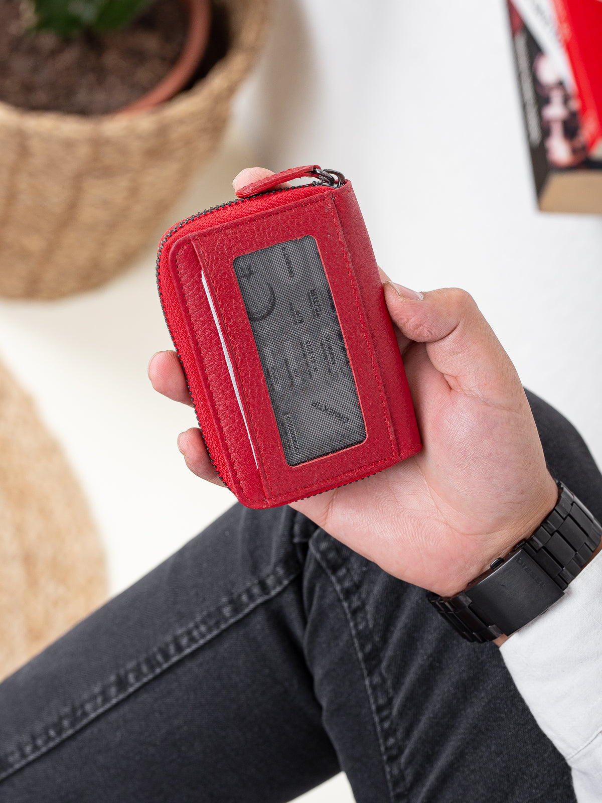 Tony Hakiki Deri Kartlık Cüzdan