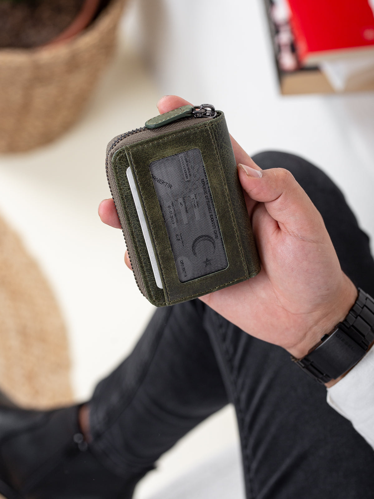 Tony Hakiki Deri Kartlık Cüzdan